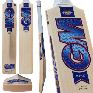 GM Mana Cricket Bat &mdash; Prime English Willow &middot; Junior Kids Boys And Girls &middot; DXM &middot; ToeTek &middot; GMNow