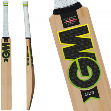 GM Zelos Cricket Training Catching Practice Bat &mdash; Prime English Willow &middot; Ideal For Coaches &middot; One Size 